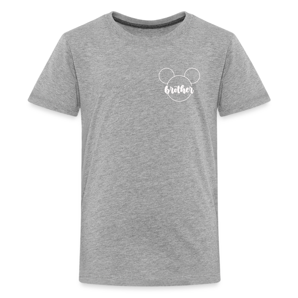 Kids' Premium T-Shirt BN MICKEY BROTHER - heather gray
