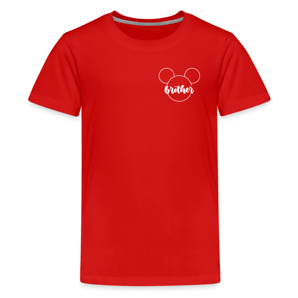 Kids' Premium T-Shirt BN MICKEY BROTHER - red