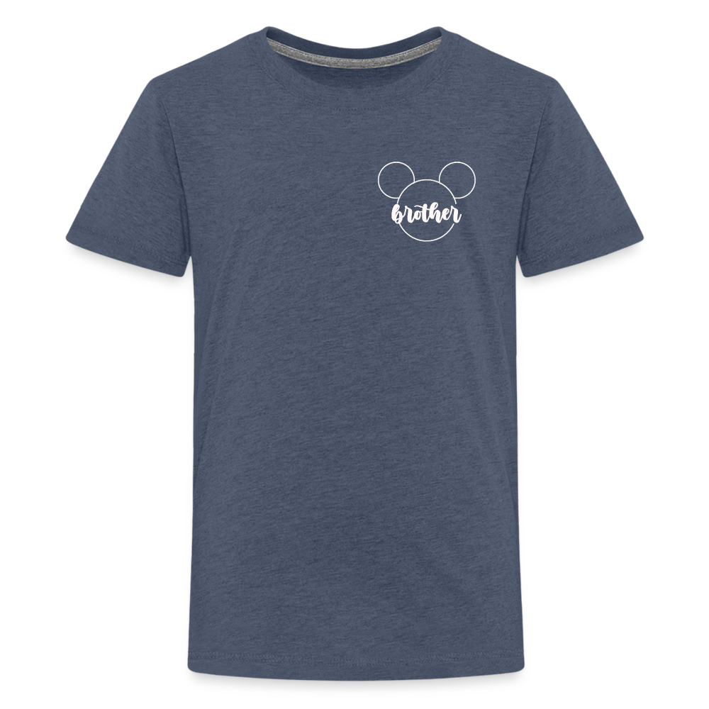 Kids' Premium T-Shirt BN MICKEY BROTHER - heather blue
