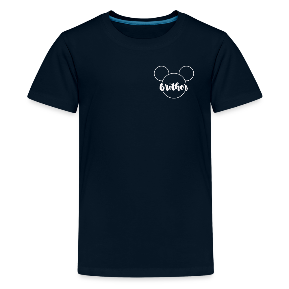 Kids' Premium T-Shirt BN MICKEY BROTHER - deep navy