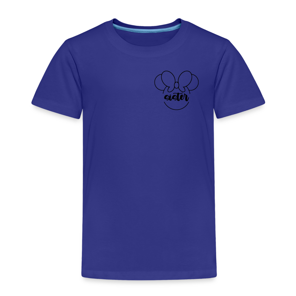 Toddler Premium T-Shirt BN MINNIE SISTER - royal blue