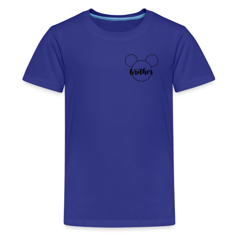Kids' Premium T-Shirt BN MICKEY BROTHER BLACK - royal blue