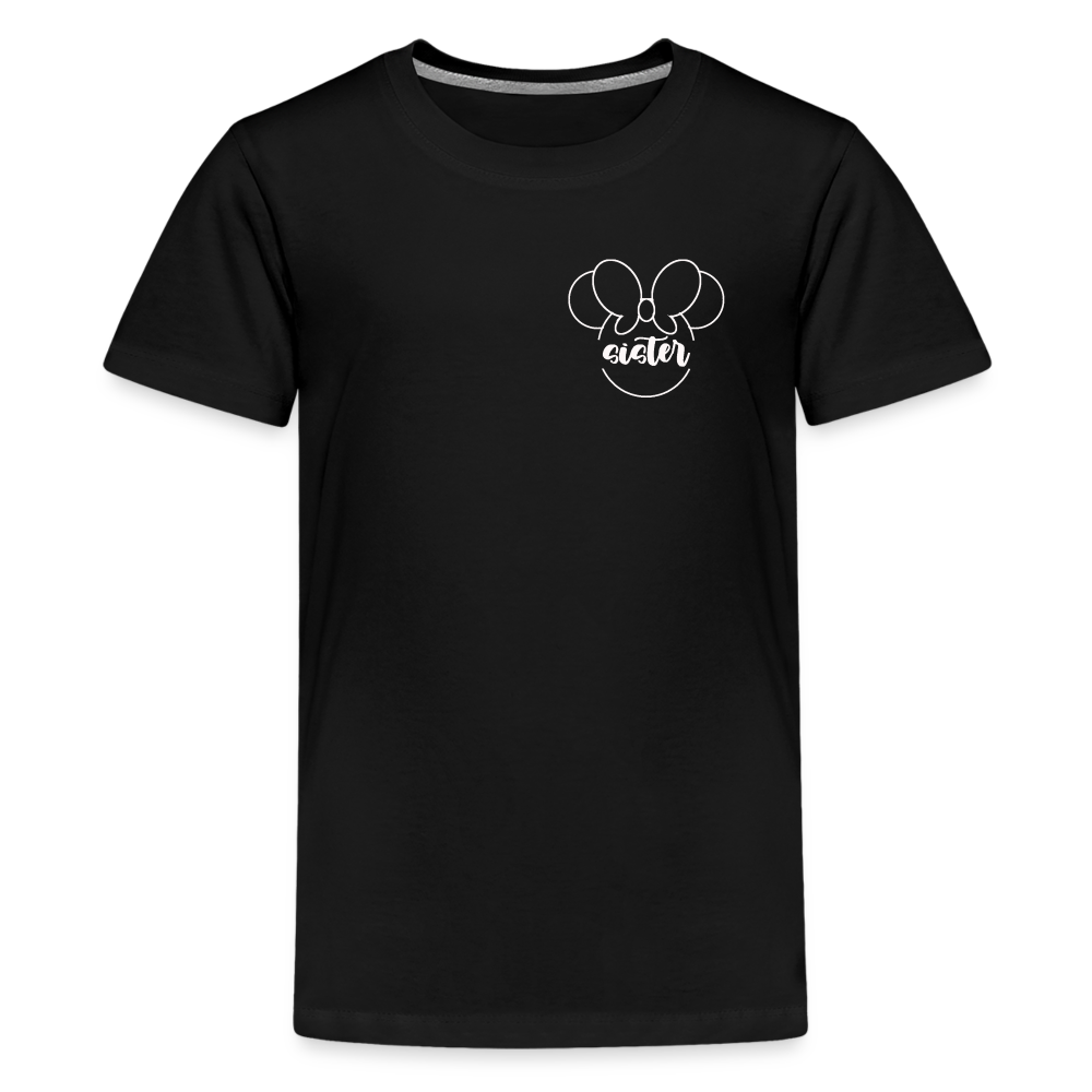 Kids' Premium T-Shirt BN MINNIE SISTER - black