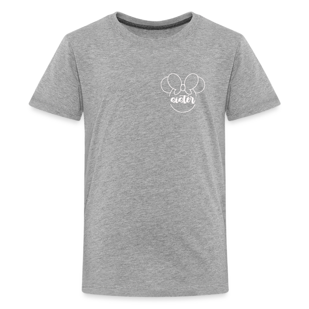 Kids' Premium T-Shirt BN MINNIE SISTER - heather gray
