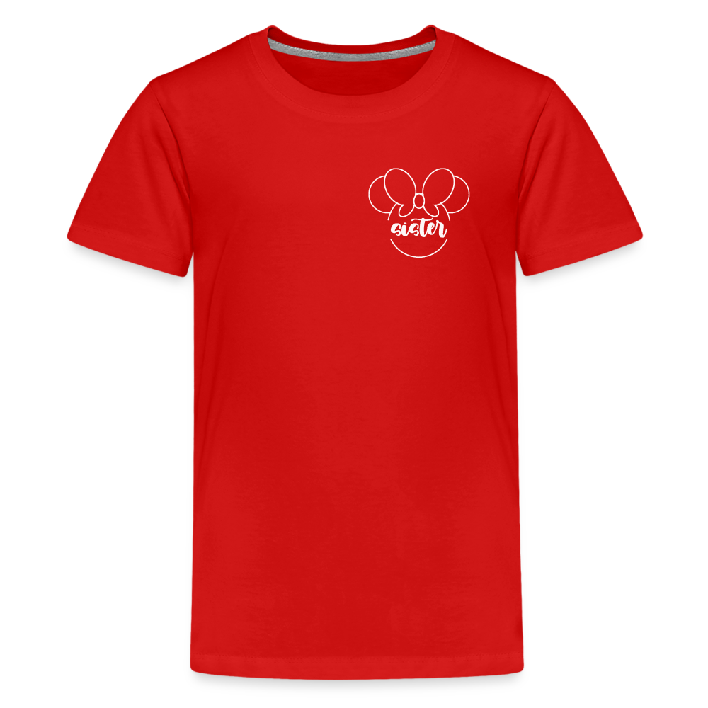 Kids' Premium T-Shirt BN MINNIE SISTER - red