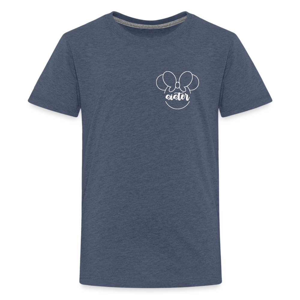 Kids' Premium T-Shirt BN MINNIE SISTER - heather blue