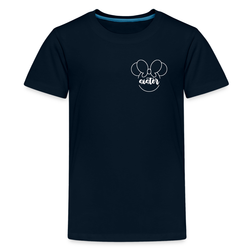 Kids' Premium T-Shirt BN MINNIE SISTER - deep navy