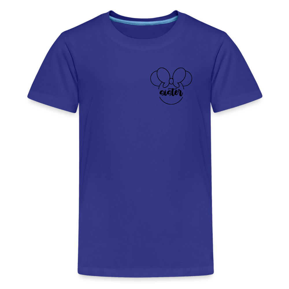 Kids' Premium T-Shirt BN MINNIE BLACK - royal blue