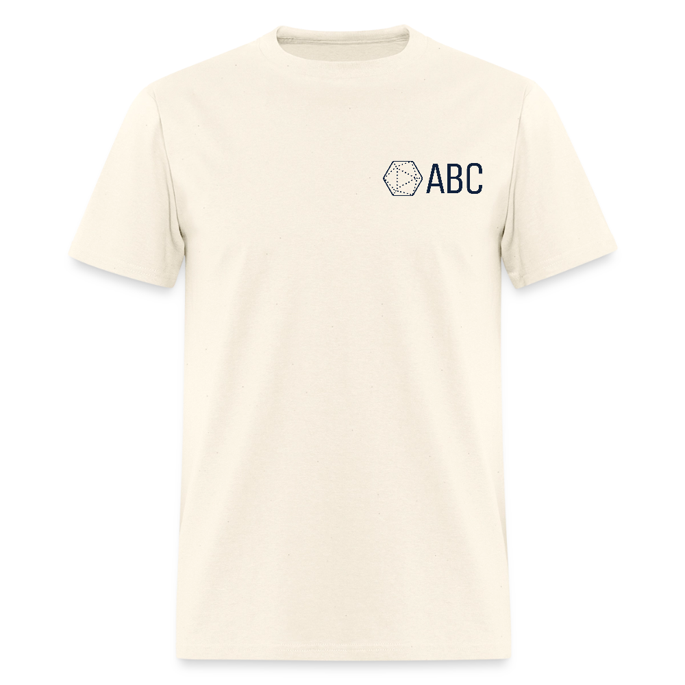 ABC Simple Logo Navy - sweet cream heather