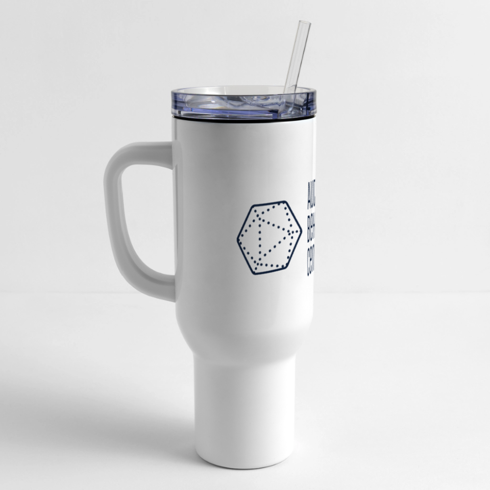 40 oz Travel Tumbler - white