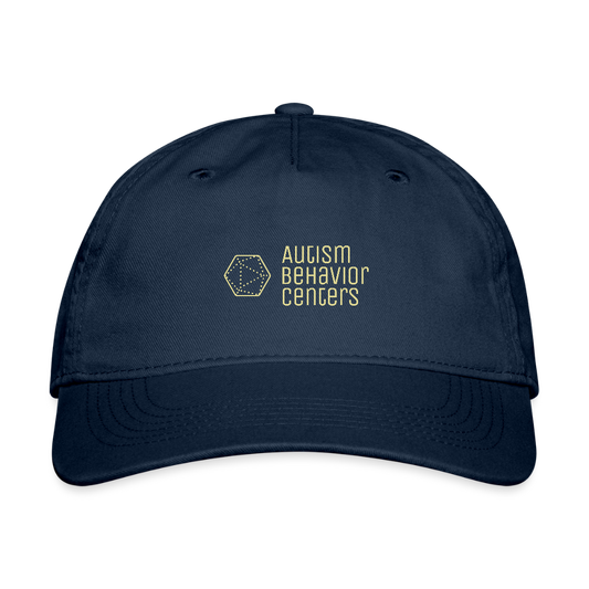 Organic Baseball Cap Light Logo - navy