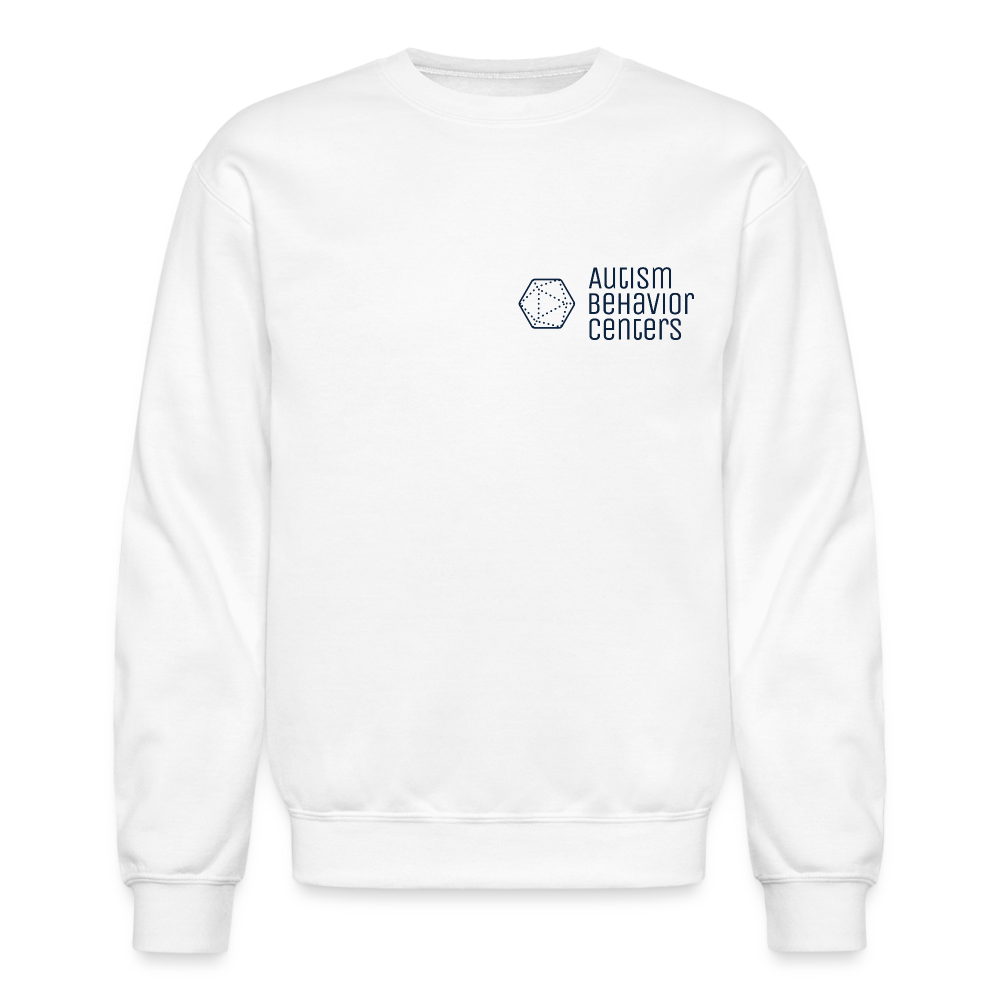 ABC Crewneck Sweatshirt Small Logo Dark - white