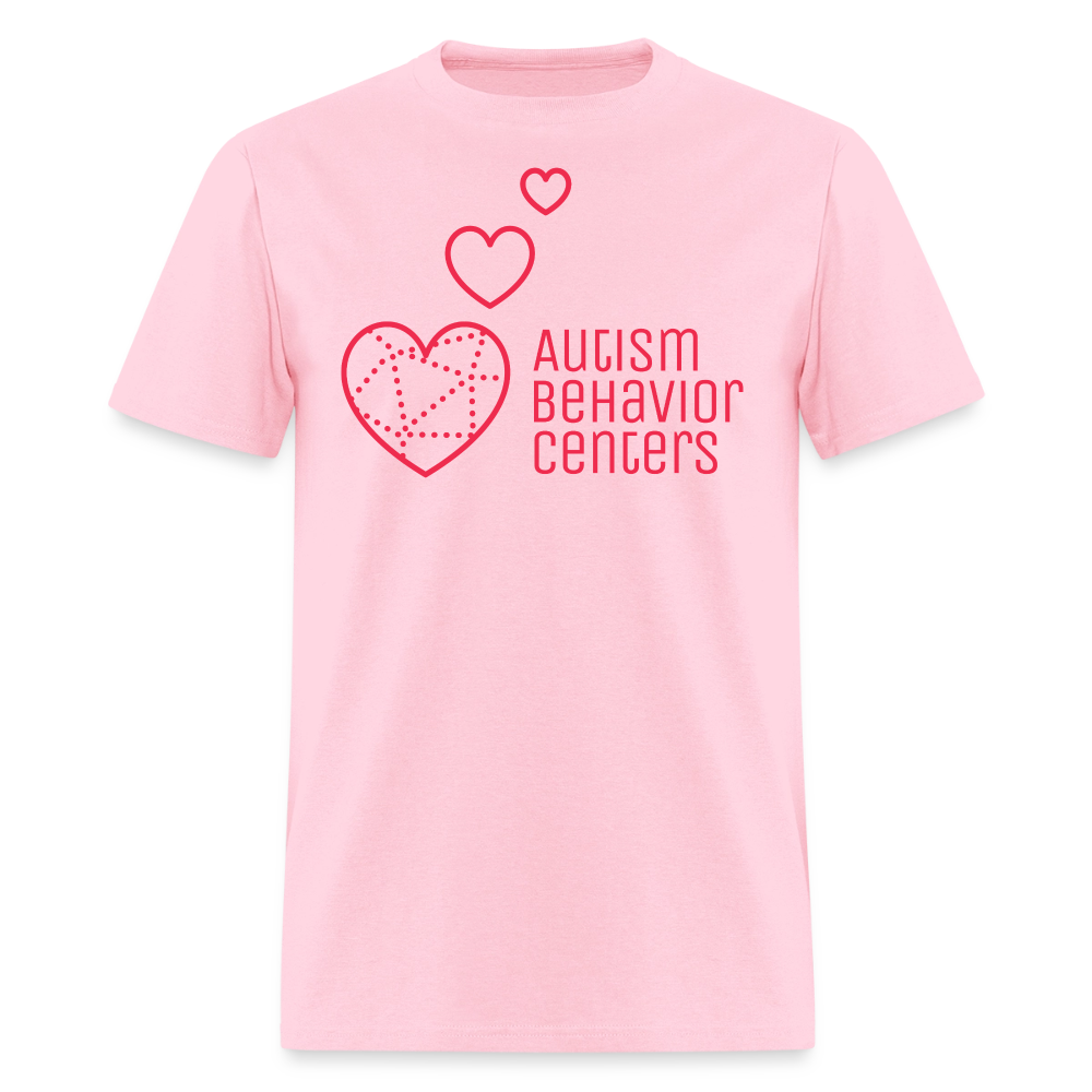 ABC Valentine's Shirt Red Print Large Logo - pink