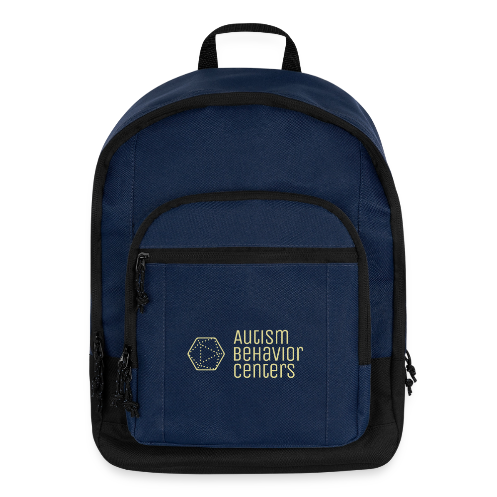 ABC Backpack Light Font - navy