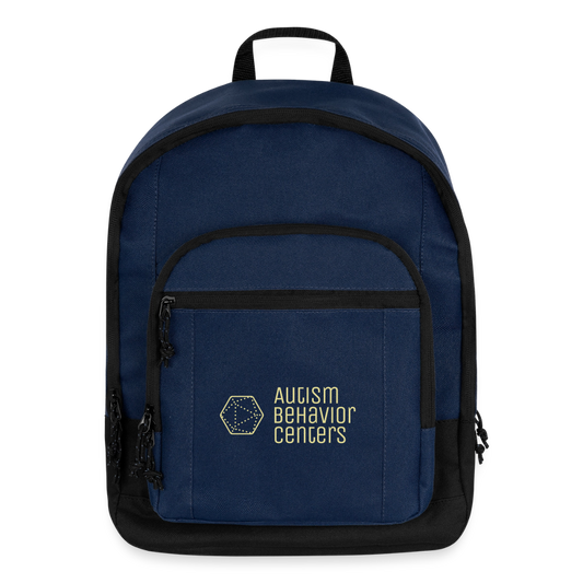 ABC Backpack Light Font - navy