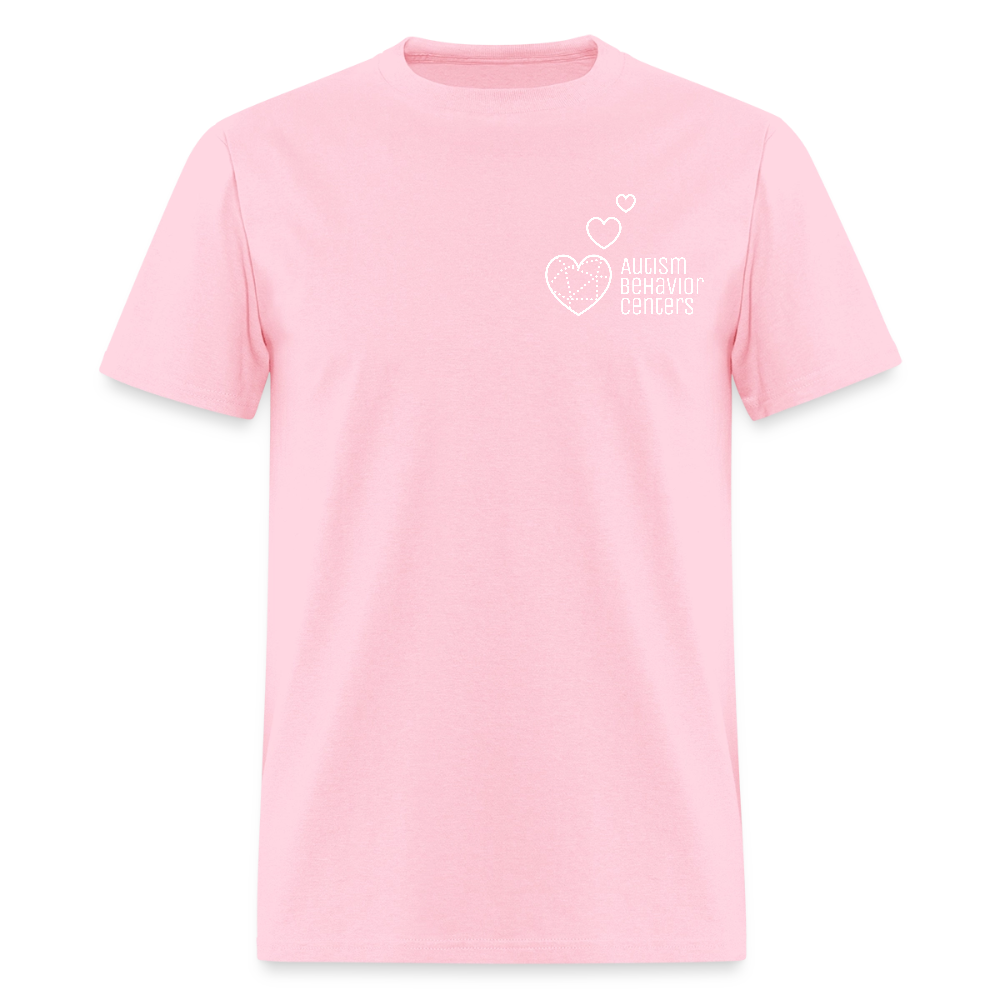 ABC Valentine's Shirt White Print - pink