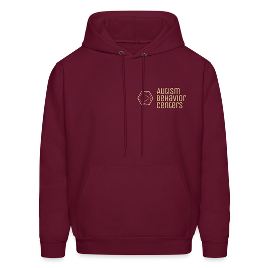 ABC Hoodie Small Logo Light - burgundy