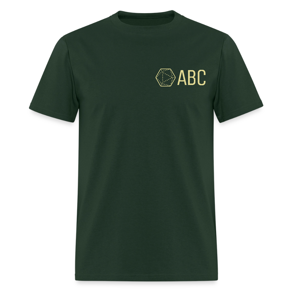 ABC Simple Logo Yellow Print - forest green