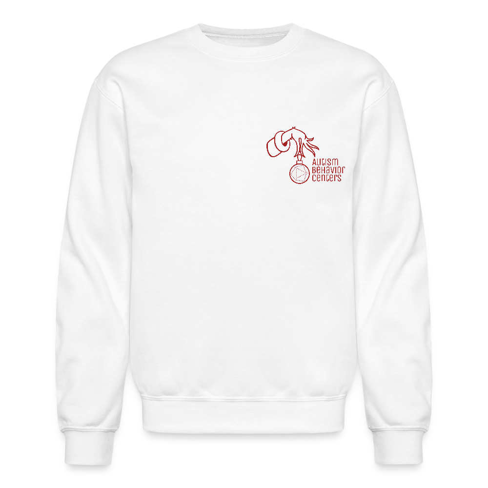 Holiday Crewneck Sweatshirt-RED - white