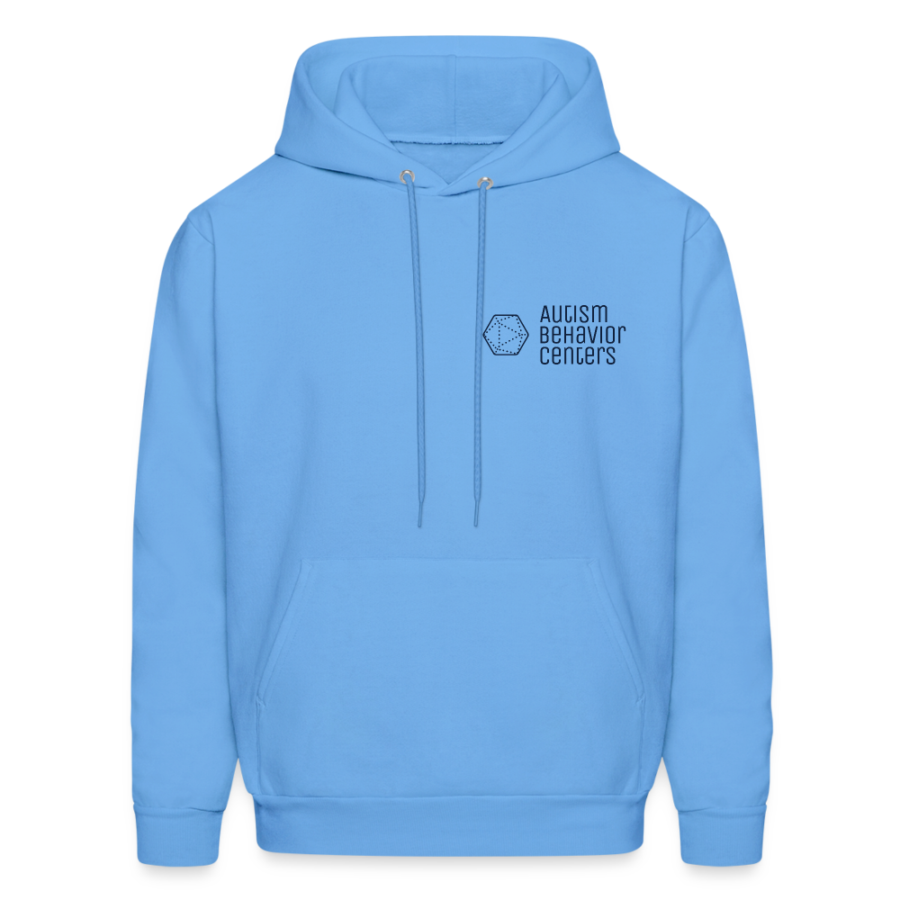 ABC Hoodie Dark Logo - carolina blue