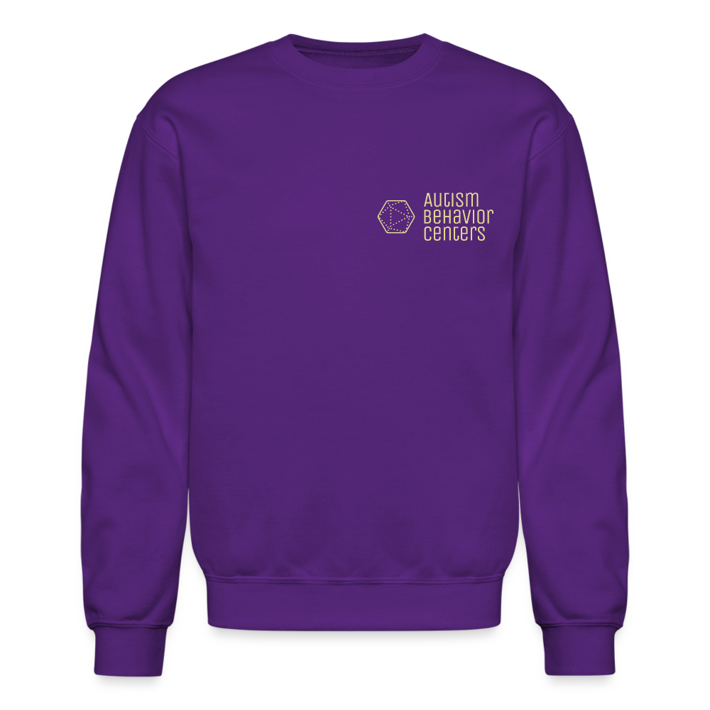 ABC Crewneck Sweatshirt Small Logo Light - purple