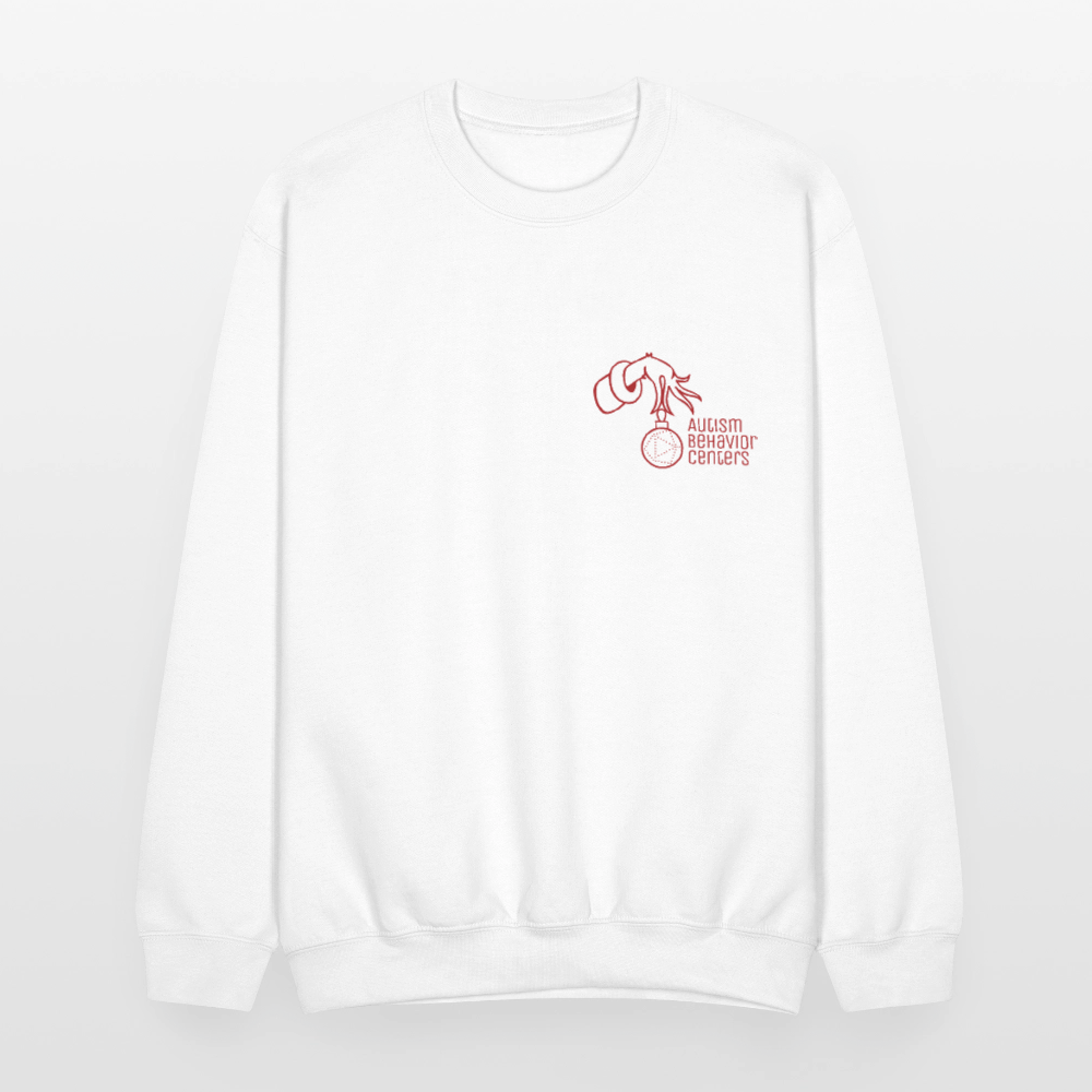 Holiday Crewneck Sweatshirt-RED - white