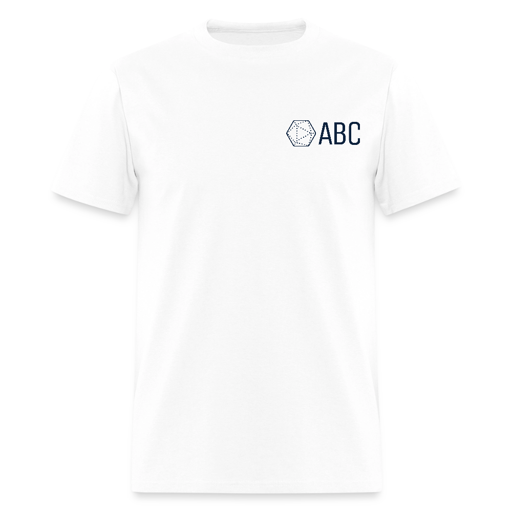 ABC Simple Logo Navy - white