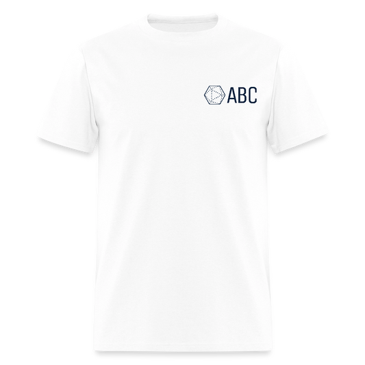 ABC Simple Logo Navy - white