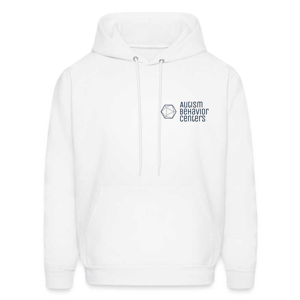 ABC Hoodie Dark Logo - white