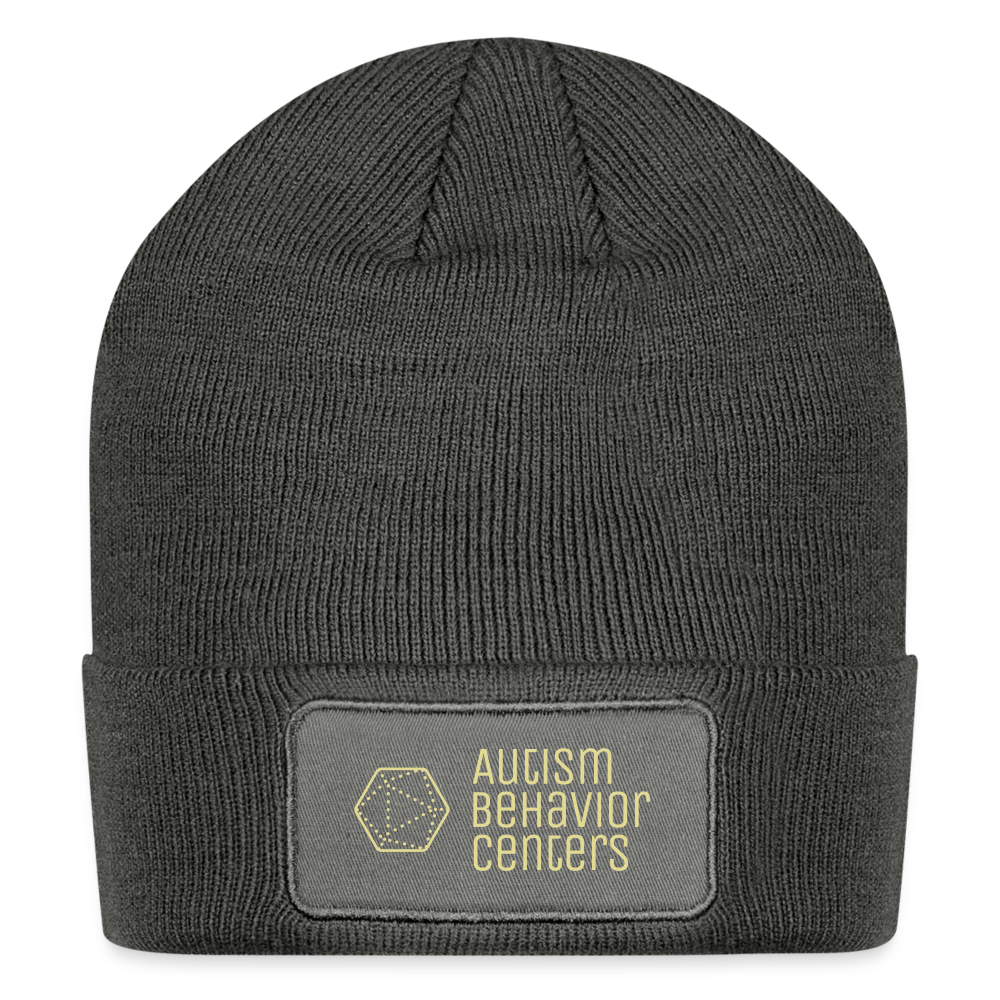 Patch Beanie ABC - charcoal grey