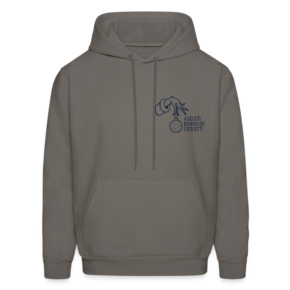 Holiday Men's Hoodie- NAVY - asphalt gray