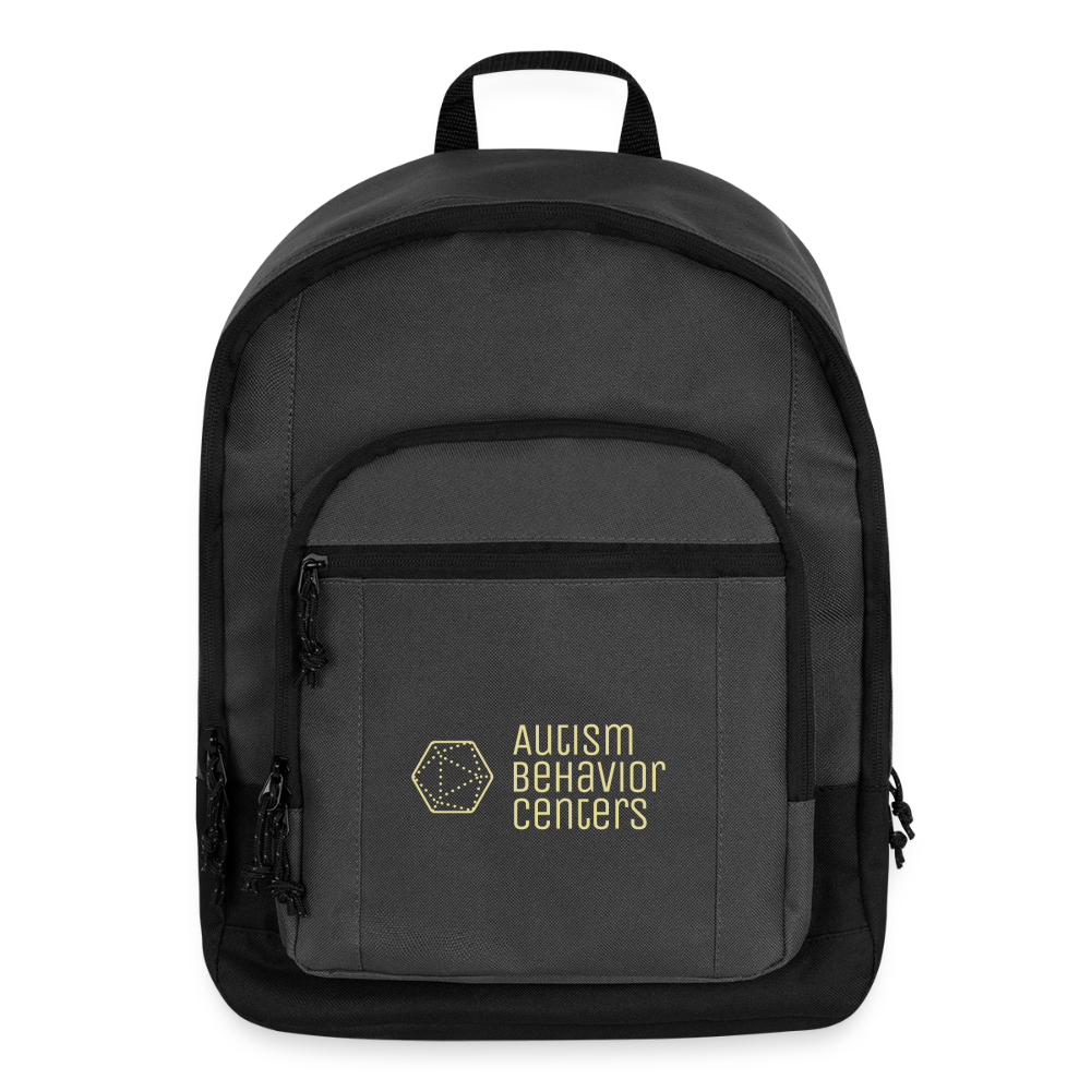 ABC Backpack Light Font - charcoal grey