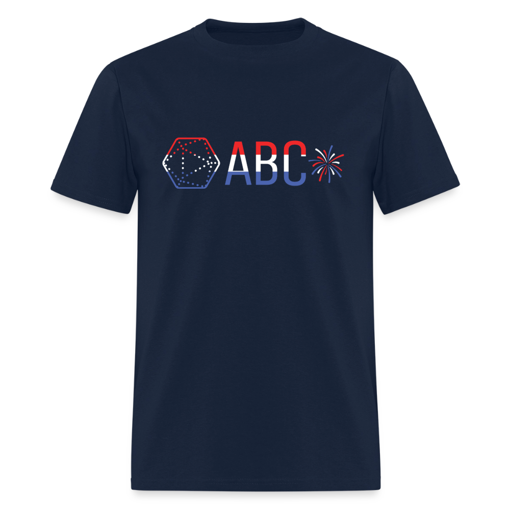 ABC Independence Day Big Logo - navy