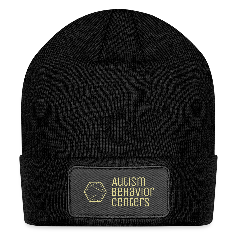 Patch Beanie ABC - black