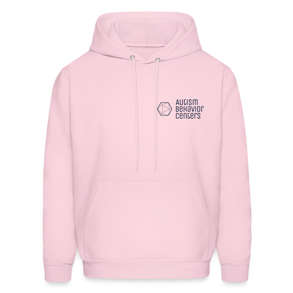 ABC Hoodie Dark Logo - pale pink