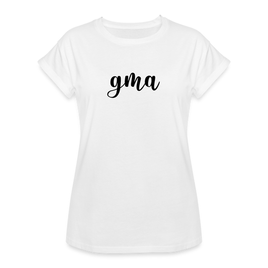 Women's Relaxed Fit T-Shirt -GMA - white