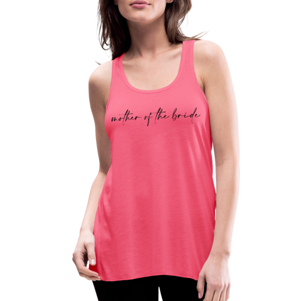 Women's Flowy Tank Top by Bella-AC_ MOTHER OF THE BRIDE - neon pink