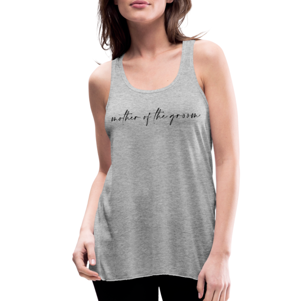 Women's Flowy Tank Top by Bella- AC_MOTHER OF THE GROOM - heather gray