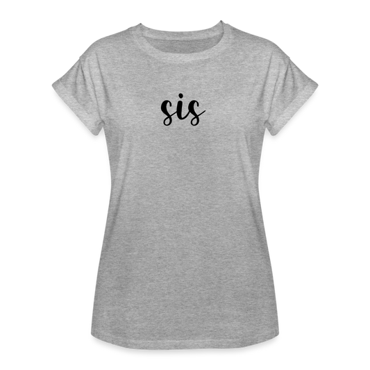 Women's Relaxed Fit T-Shirt-SIS - heather gray