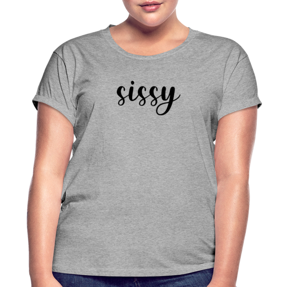Women's Relaxed Fit T-Shirt-SISSY - heather gray