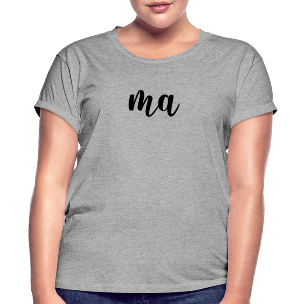 Women's Relaxed Fit T-Shirt - Ma - heather gray