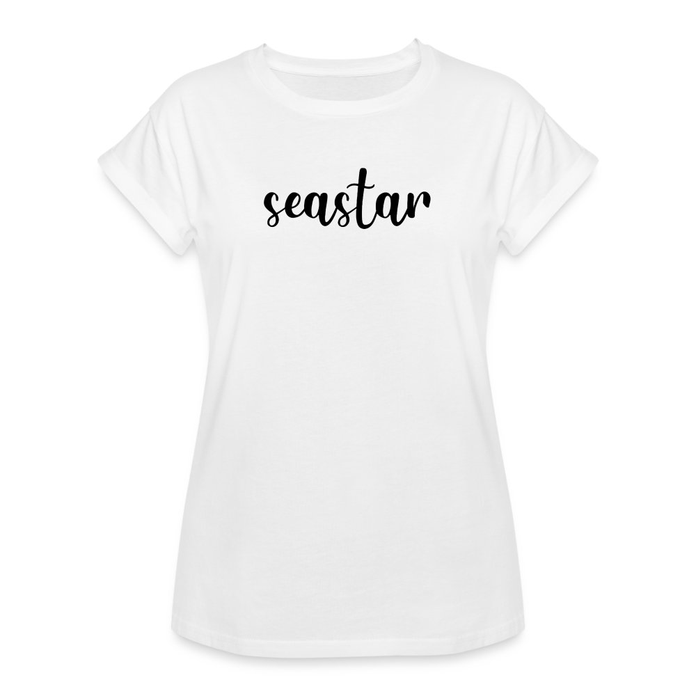 Women's Relaxed Fit T-Shirt- SEASTAR - white