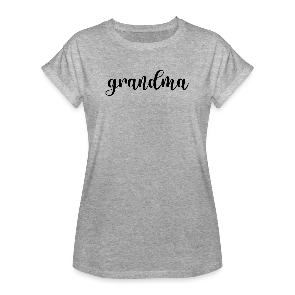 Women's Relaxed Fit T-Shirt- GRANDMA - heather gray