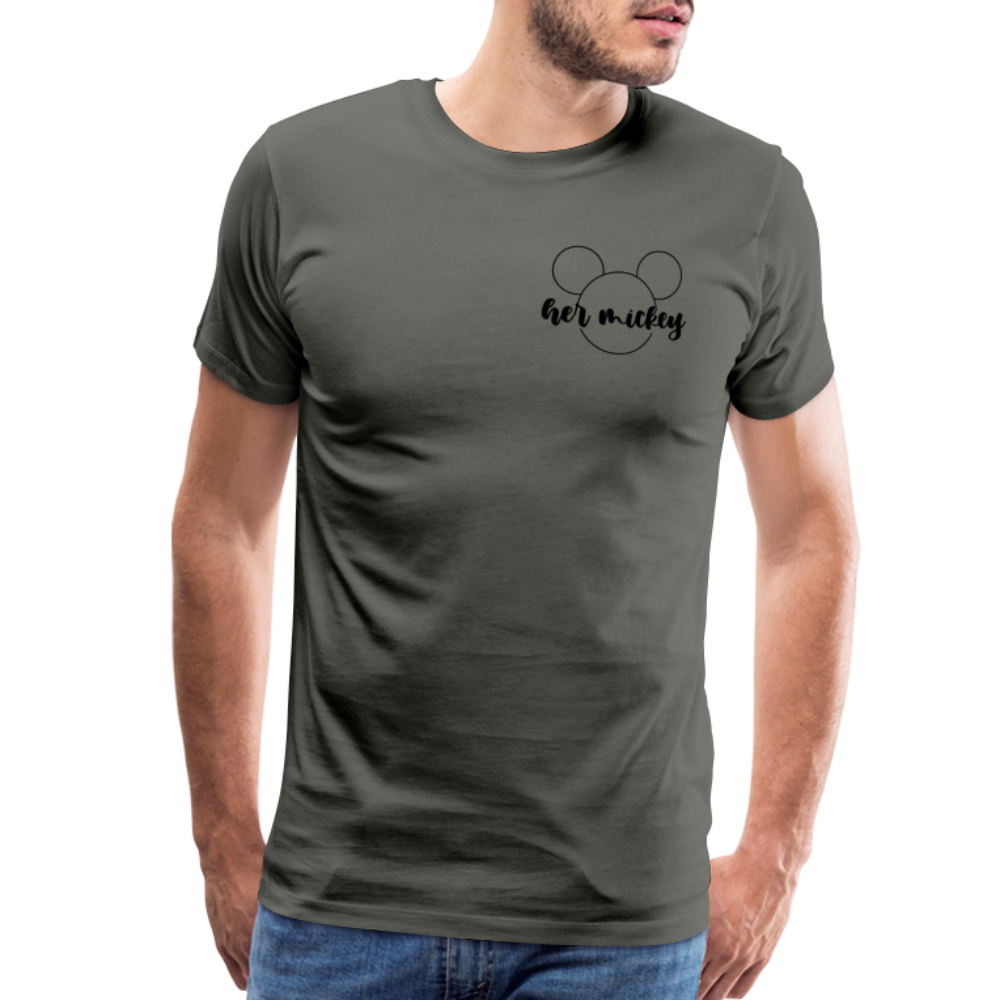 Men's Premium T-Shirt-DL_HER MICKEY - asphalt gray