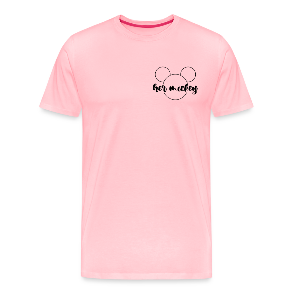 Men's Premium T-Shirt-DL_HER MICKEY - pink