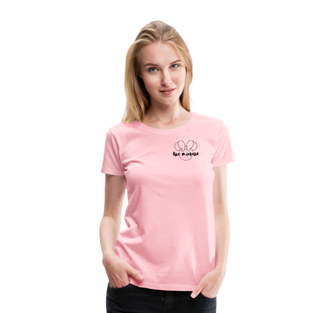 Women’s Premium T-Shirt-DL_HIS MINNIE - pink