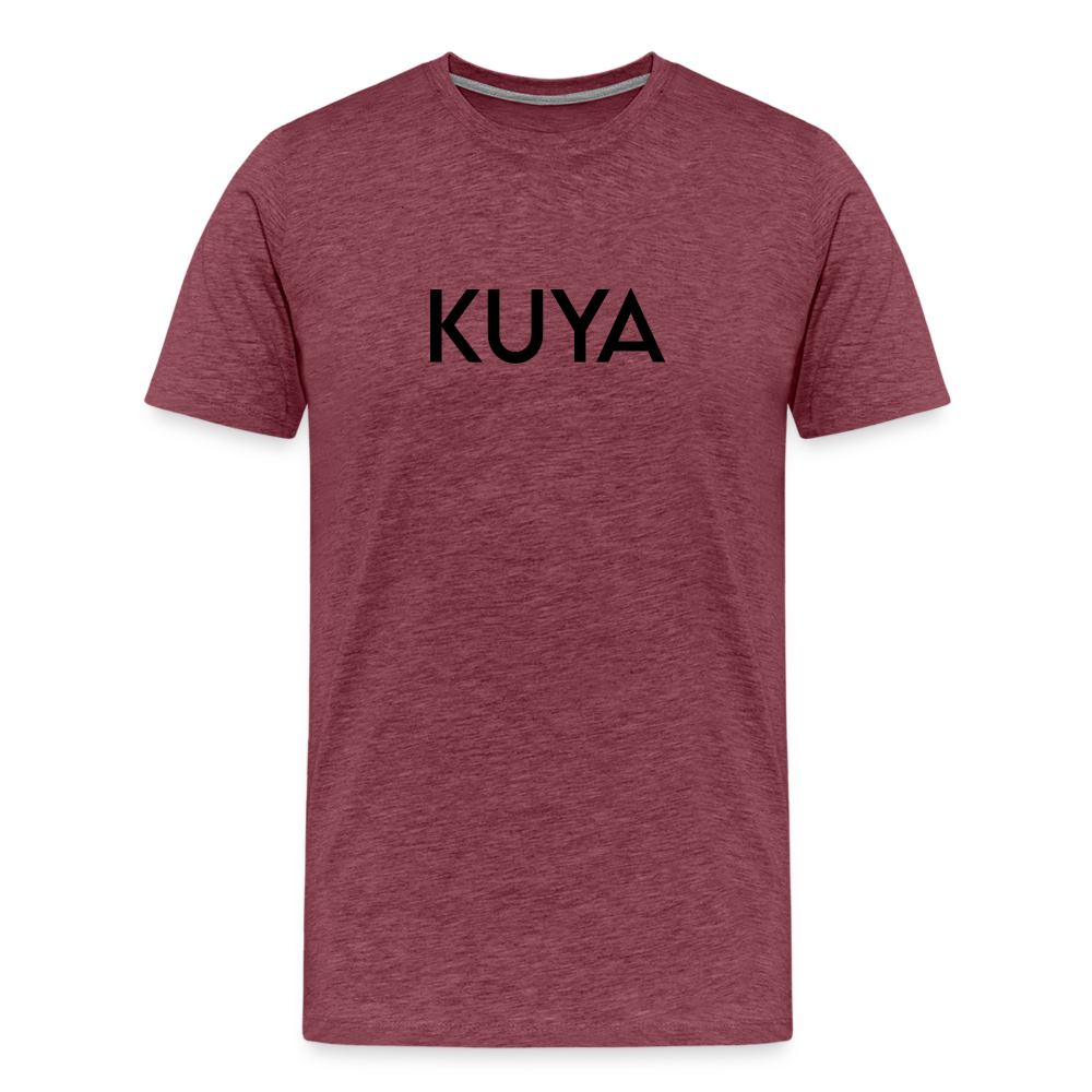 Men's Premium T-Shirt -LM_KUYA - heather burgundy