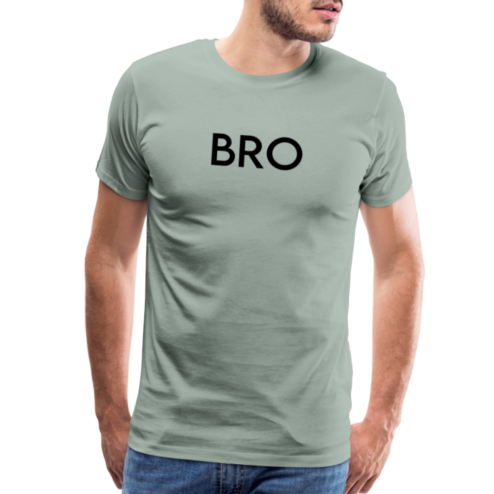 Men's Premium T-Shirt-LM_BRO - steel green