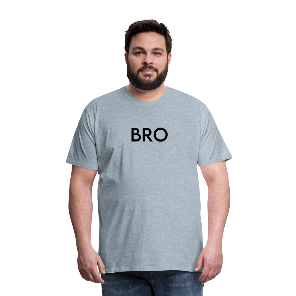 Men's Premium T-Shirt-LM_BRO - heather ice blue