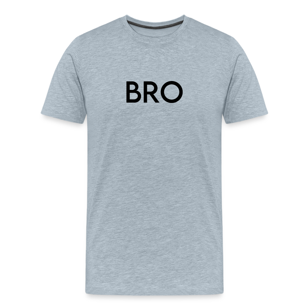 Men's Premium T-Shirt-LM_BRO - heather ice blue